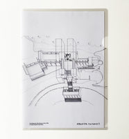 A4 サイズ クリアファイル : 北九州市立美術館 アクソメトリック図