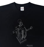 Tシャツ デメ: Deme ブラック