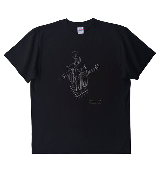 Tシャツ デメ: Deme ブラック
