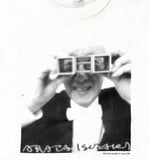 Tシャツ 磯崎新 x イソグラス（北九州市立美術館 本館 模型） ホワイト