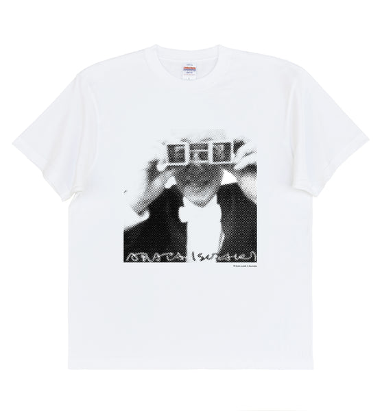 Tシャツ 磯崎新 x イソグラス（北九州市立美術館 本館 模型） ホワイト